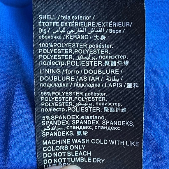 Bebe Multi color Striped shoulder sleeves Blouse - Picture 5 of 5